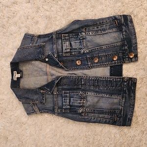 EXPRESS JEAN VEST EXTRA SMALL XS